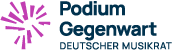 Logo Podium Gegenwart - Deutscher Musikrat